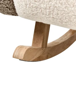 Sedia a dondolo per bambini Nuvola SKARE Bouclé Beige