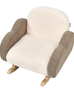 Sedia a dondolo per bambini Nuvola SKARE Bouclé Beige