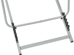 Sedia a sdraio pieghevole LOCRI II Metallo Grigio chiaro