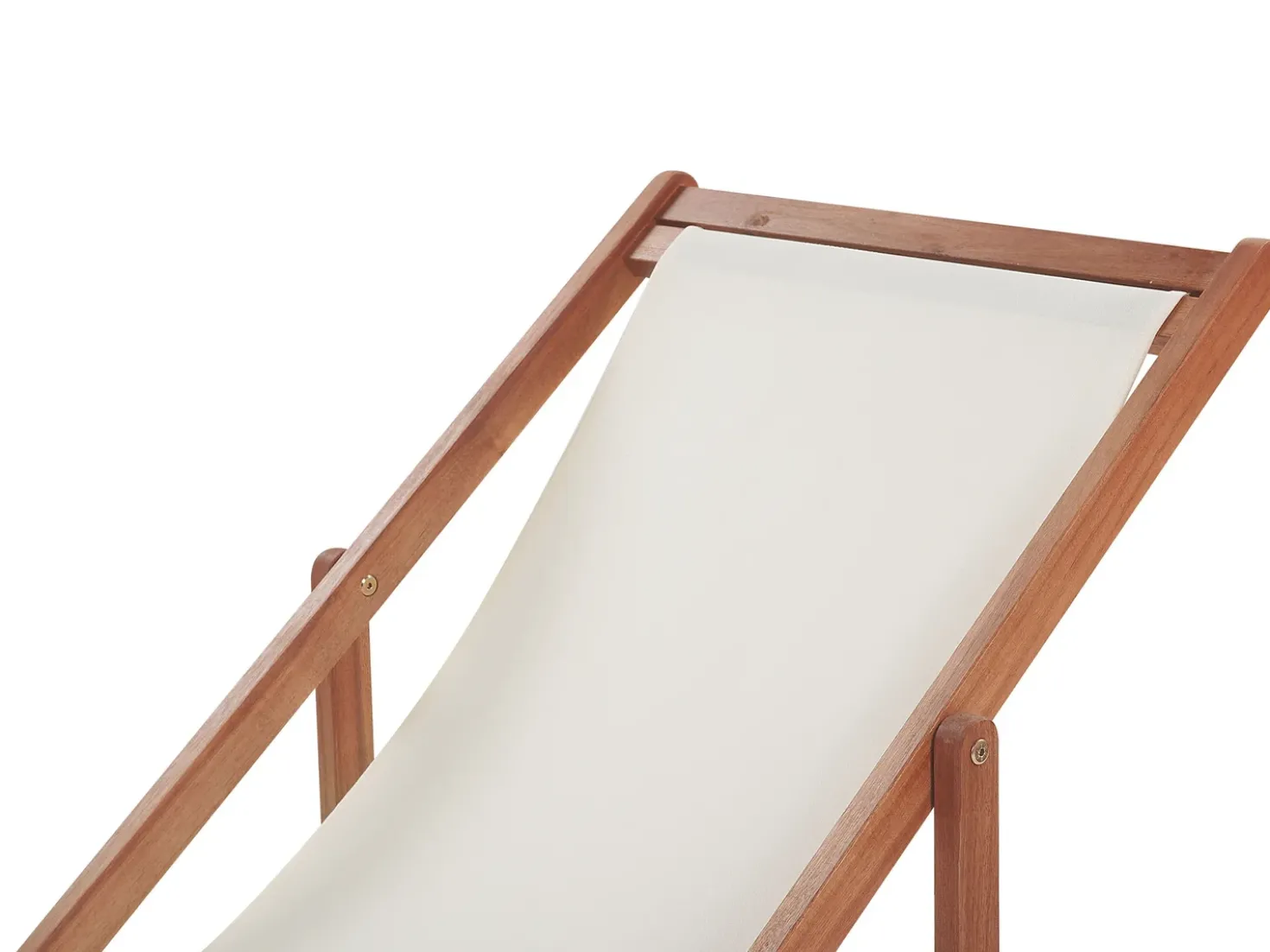 Sedia a sdraio pieghevole ANZIO Legno d'acacia Marrone scuro
