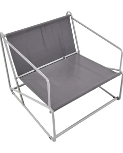 Sedia con cuscino PONTE Metallo Grigio