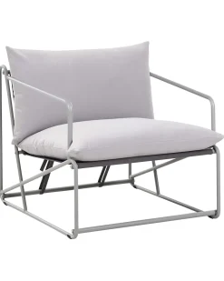 Sedia con cuscino PONTE Metallo Grigio