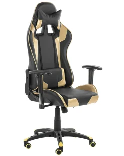 Sedia da gaming KNIGHT Pelle sintetica Oro