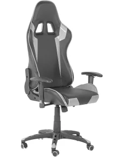 Sedia da gaming KNIGHT Pelle sintetica Argento