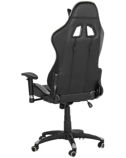 Sedia da gaming KNIGHT Pelle sintetica Argento