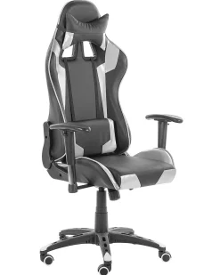 Sedia da gaming KNIGHT Pelle sintetica Argento