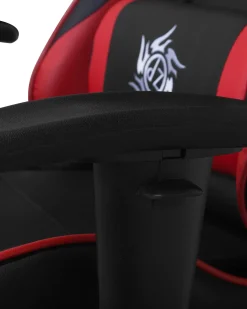 Sedia da gaming VICTORY Pelle sintetica Rosso