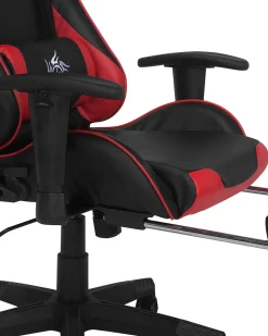 Sedia da gaming VICTORY Pelle sintetica Rosso