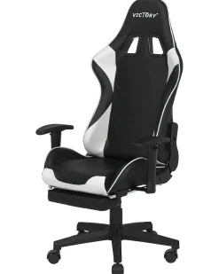 Sedia da gaming VICTORY Pelle sintetica Bianco