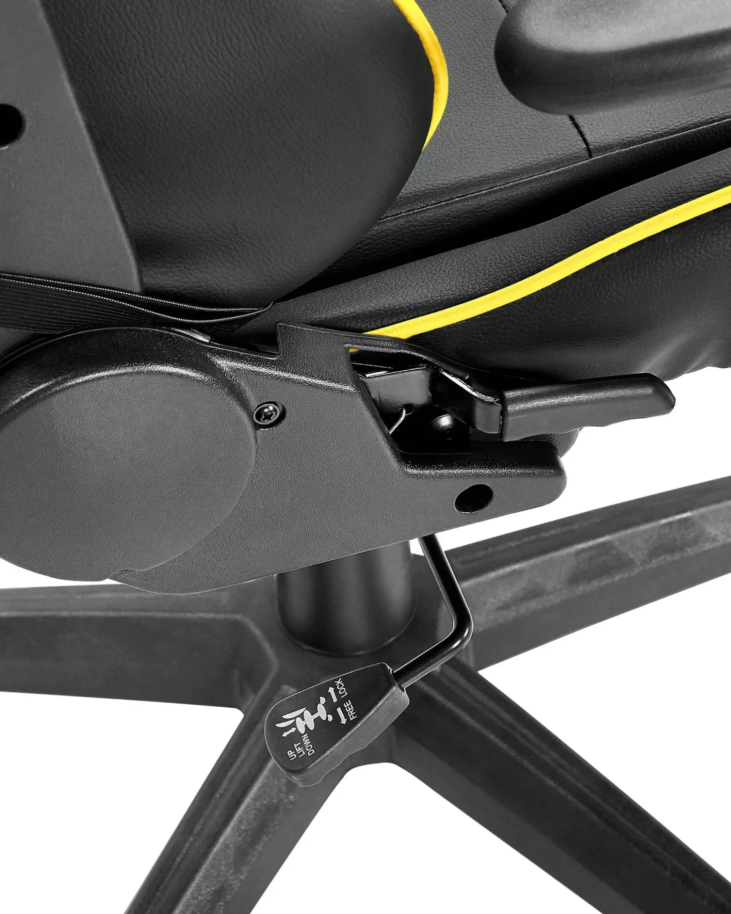 Sedia da gaming VICTORY Pelle sintetica Giallo