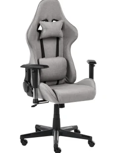 Sedia da gaming WARRIOR Grigio chiaro