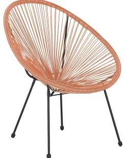 Sedia da giardino ACAPULCO II Rattan sintetico (PE) Arancione