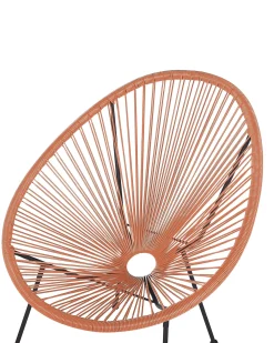 Sedia da giardino ACAPULCO II Rattan sintetico (PE) Arancione