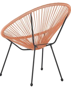 Sedia da giardino ACAPULCO II Rattan sintetico (PE) Arancione