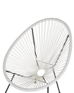 Sedia da giardino ACAPULCO II Rattan sintetico (PE) Bianco