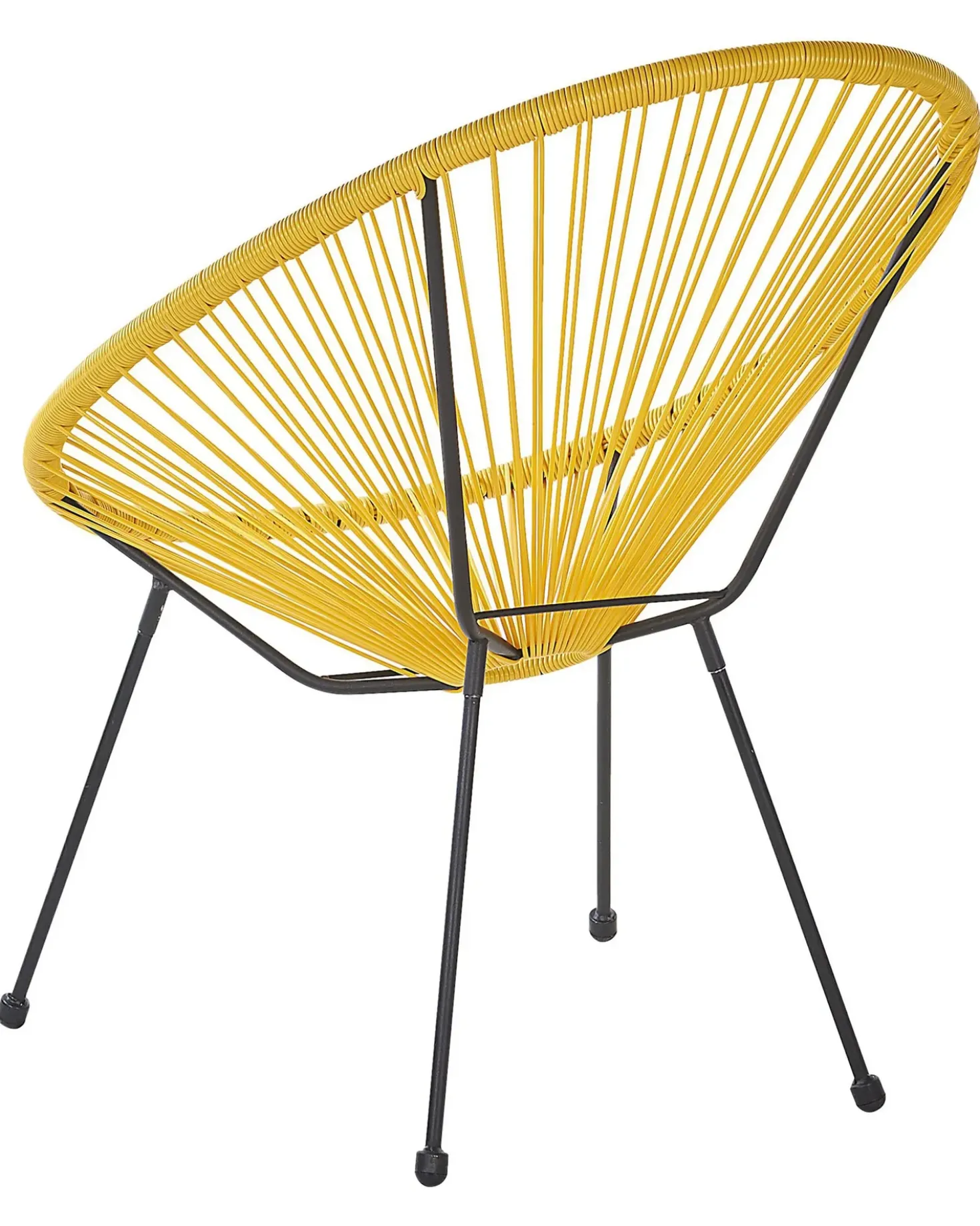 Sedia da giardino ACAPULCO II Rattan sintetico (PE) Giallo