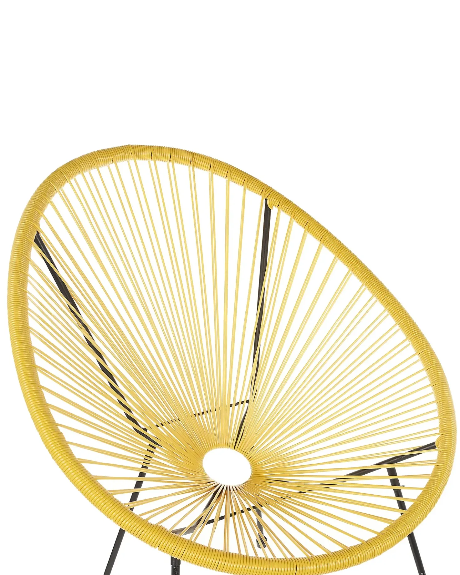 Sedia da giardino ACAPULCO II Rattan sintetico (PE) Giallo