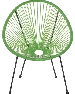Sedia da giardino ACAPULCO II Rattan sintetico (PE) Verde
