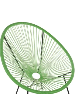 Sedia da giardino ACAPULCO II Rattan sintetico (PE) Verde
