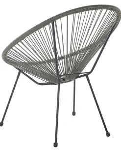 Sedia da giardino ACAPULCO II Rattan sintetico (PE) Grigio scuro