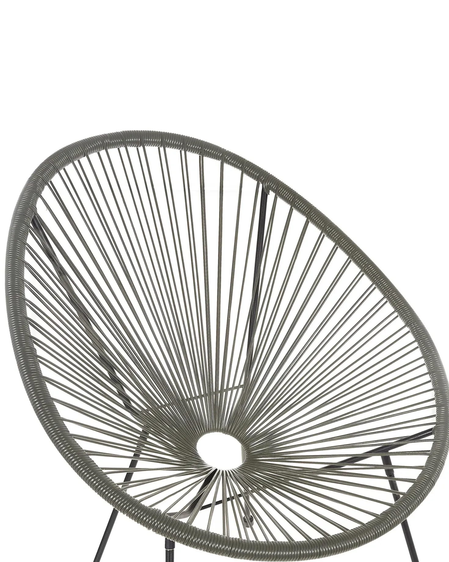 Sedia da giardino ACAPULCO II Rattan sintetico (PE) Grigio scuro