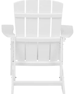 Sedia da giardino ADIRONDACK Bianco
