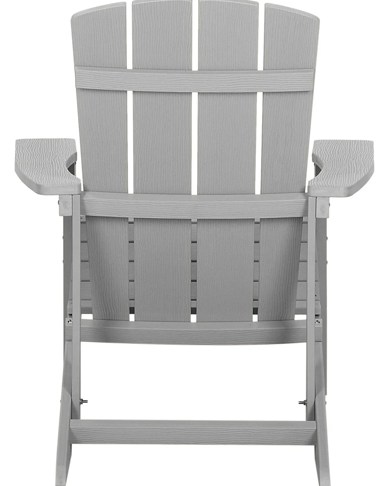 Sedia da giardino ADIRONDACK con poggiapiedi Grigio chiaro