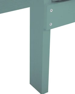 Sedia da giardino ADIRONDACK con poggiapiedi Turchese
