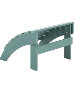 Sedia da giardino ADIRONDACK con poggiapiedi Turchese
