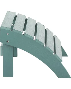 Sedia da giardino ADIRONDACK con poggiapiedi Turchese