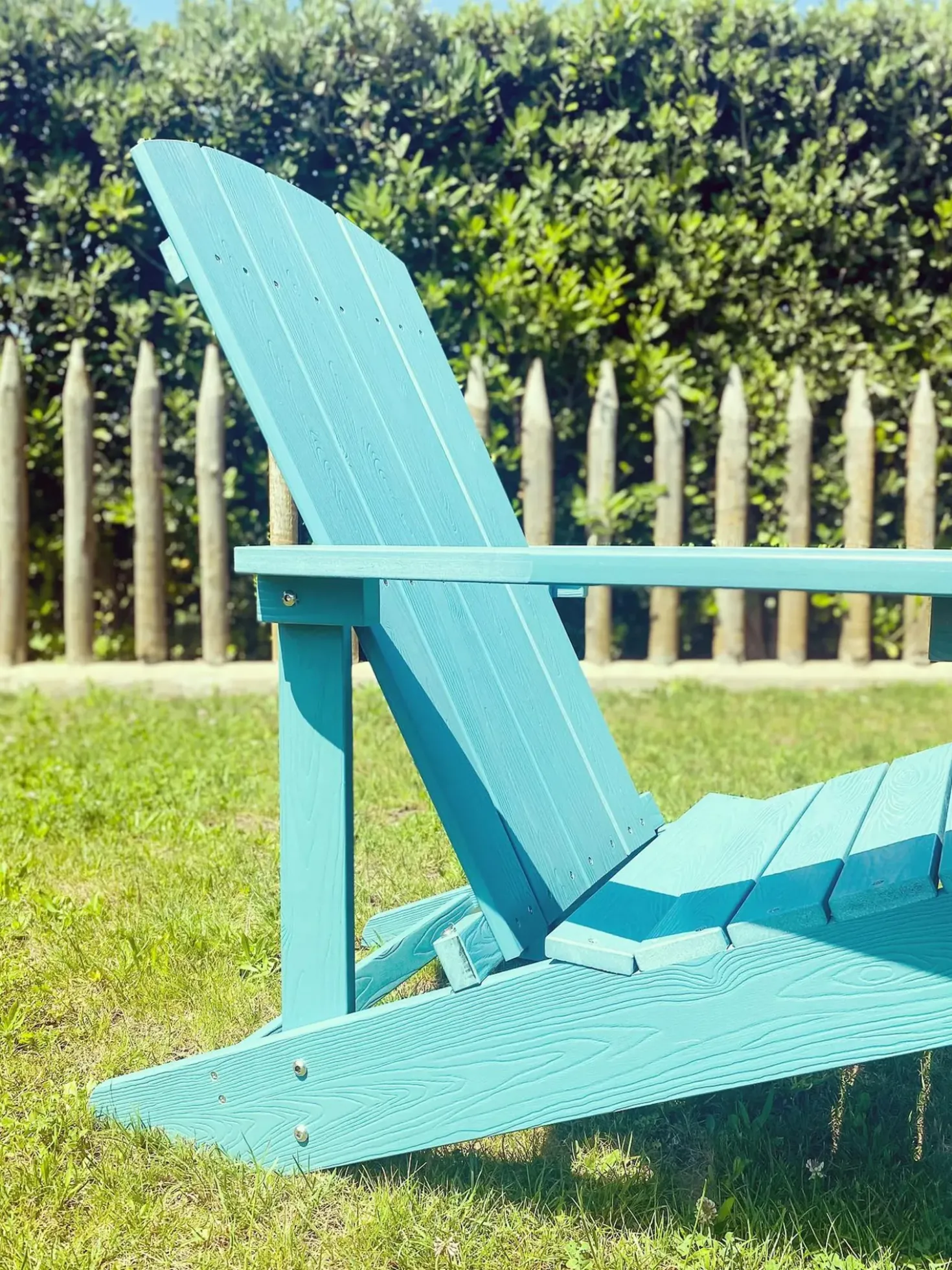 Sedia da giardino ADIRONDACK Turchese
