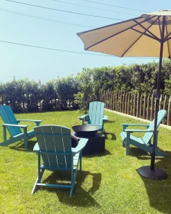 Sedia da giardino ADIRONDACK Turchese