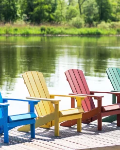 Sedia da giardino ADIRONDACK Giallo