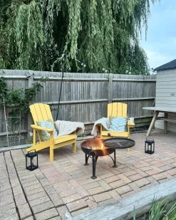 Sedia da giardino ADIRONDACK Giallo