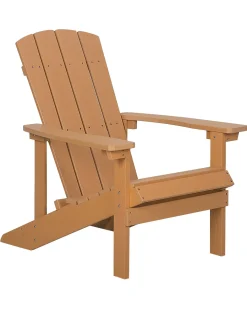 Sedia da giardino ADIRONDACK con poggiapiedi Marrone