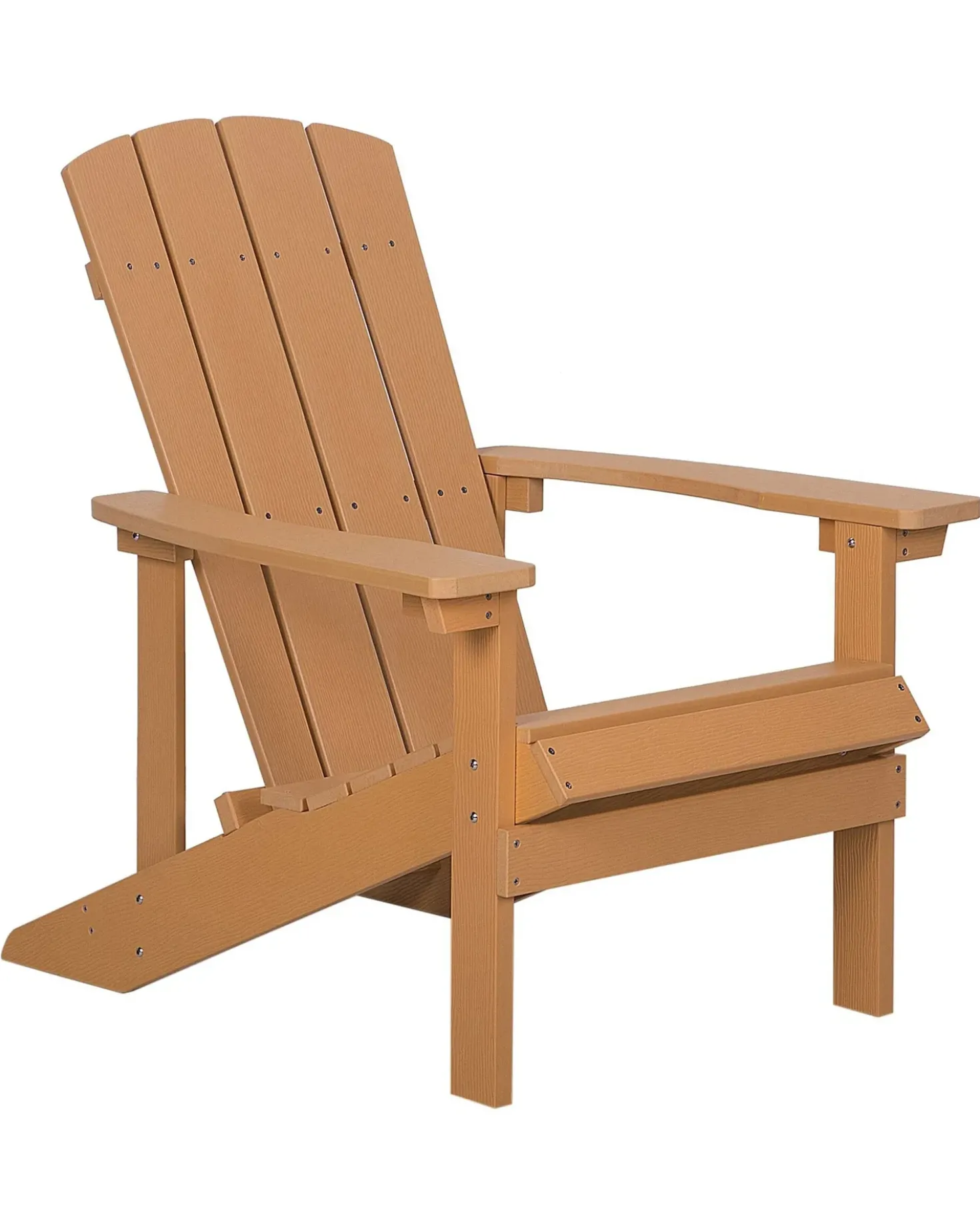 Sedia da giardino ADIRONDACK con poggiapiedi Marrone