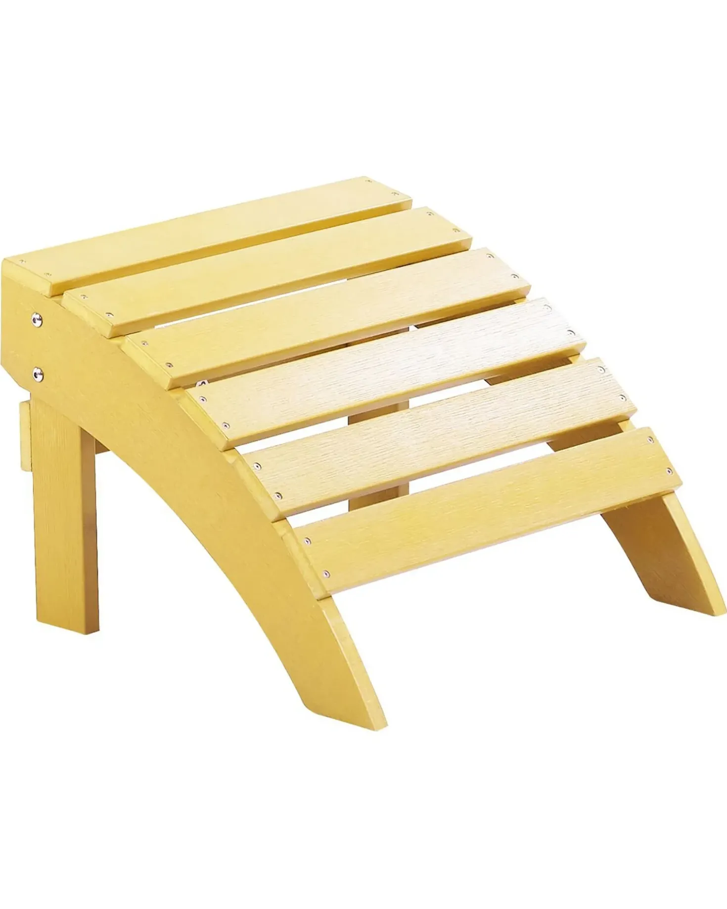 Sedia da giardino ADIRONDACK con poggiapiedi Giallo