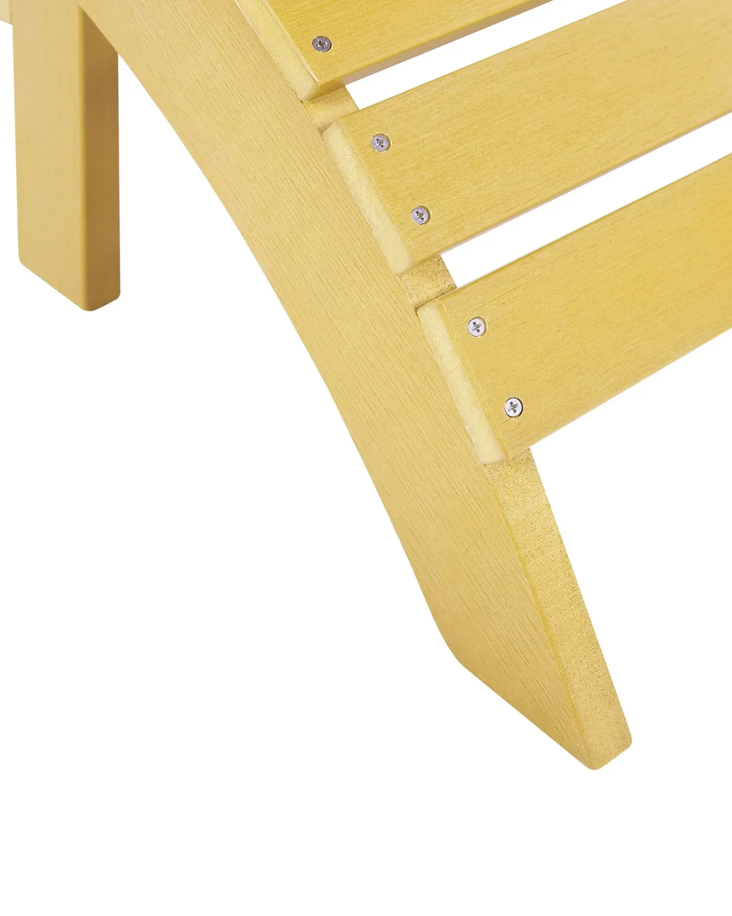 Sedia da giardino ADIRONDACK con poggiapiedi Giallo
