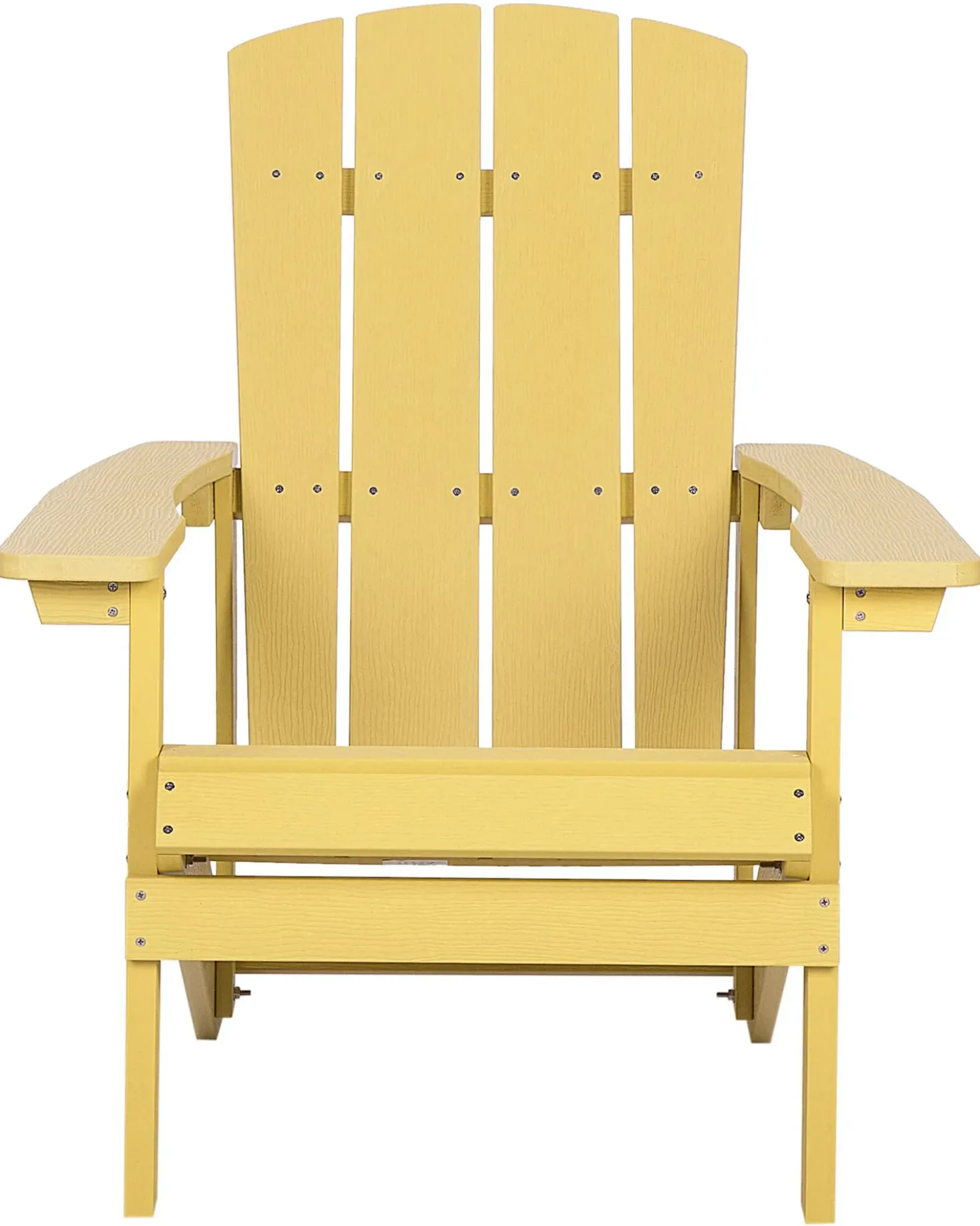 Sedia da giardino ADIRONDACK con poggiapiedi Giallo