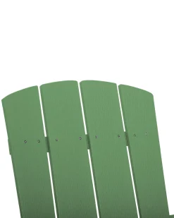 Sedia da giardino ADIRONDACK con poggiapiedi Verde