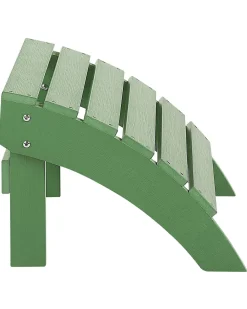 Sedia da giardino ADIRONDACK con poggiapiedi Verde