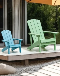 Sedia da giardino ADIRONDACK Verde chiaro