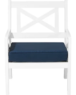Sedia da giardino BALTIC Legno d'acacia Blu marino
