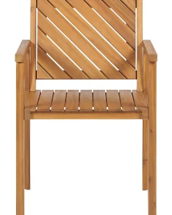 Sedia da giardino BARATTI Legno d'acacia Marrone
