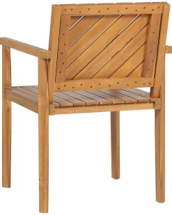 Sedia da giardino BARATTI Legno d'acacia Marrone