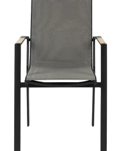 Sedia da giardino BUSSETO Metallo Nero