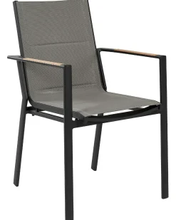 Sedia da giardino BUSSETO Metallo Nero