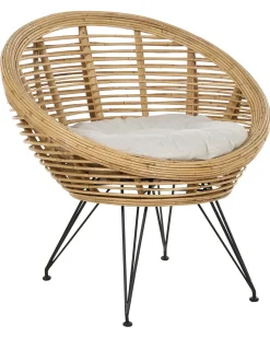 Sedia da giardino MARATEA Rattan Naturale