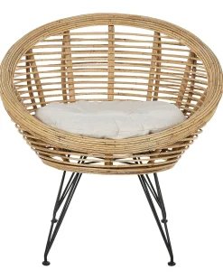 Sedia da giardino MARATEA Rattan Naturale