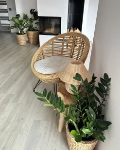 Sedia da giardino MARATEA Rattan Naturale
